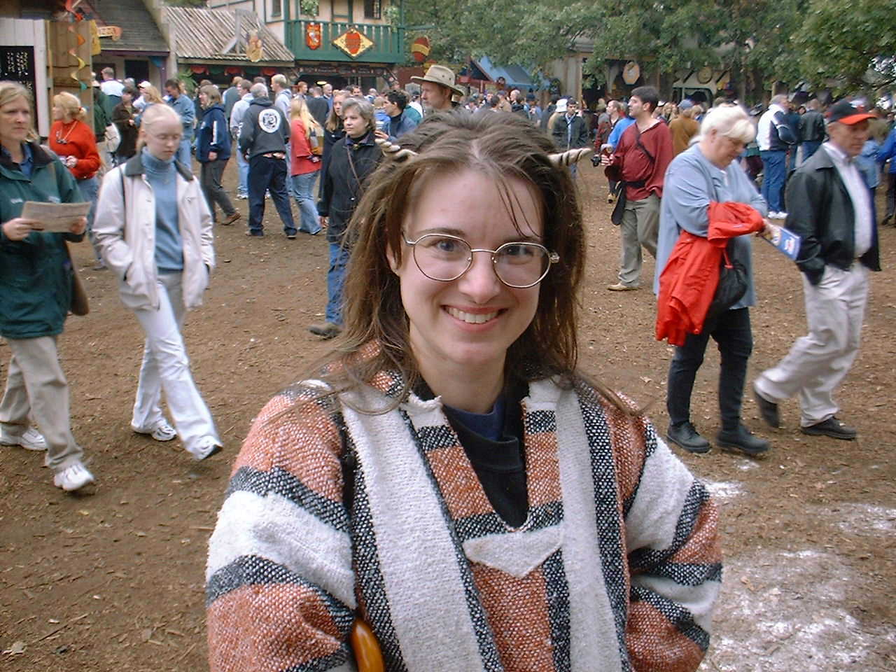 Me and my new
horns.  RenFest3 is larger version